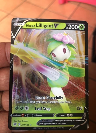 Hisuian lilligant v 17/189, brand: Pokémon, condition: Very good, €1.40, €2.17 includes Buyer Protection