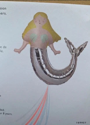 Meri Meri - Folieballon Zeemeermin Let's Be Mermaids 86cm, marca: Meri Meri, estado: Nuevo con etiquetas, 14,00 €, 15,40 € Protección al comprador incluida