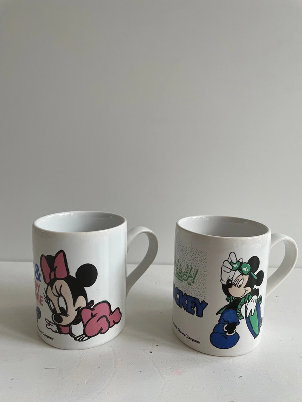 Economie Wanorde Polijsten 2 x Mickey Minnie Mouse mok | Disney | 1987 | beker mug kop | vintage - Vinted Economie Wanorde Polijsten 2 x Mickey Minnie Mouse mok | Disney | 1987 | beker mug kop | vintage - Vinted