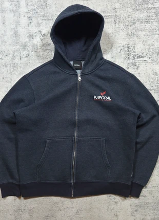 Hoodie zippé Kaporal L bleu marine Vintage Retro, marca: Kaporal, estado: Muy bueno, tamaño: L, 34,95 €, 37,40 € Protección al comprador Pro incluida