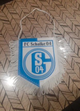 Fanion schalke 04, merk: FC Schalke 04, staat: Heel goed, € 5,00, € 5,95 inclusief Kopersbescherming