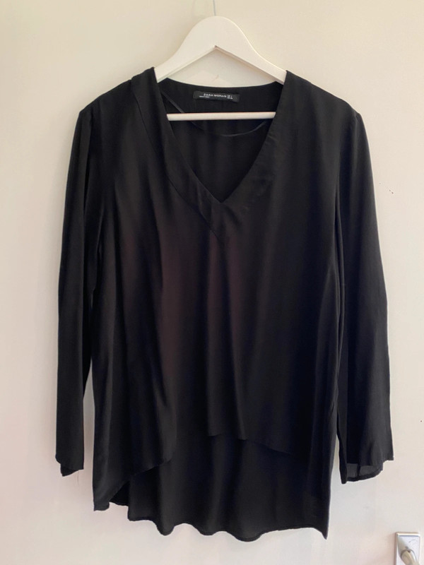 Blouse noire Zara Vinted