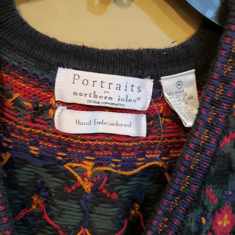90s Cottagecore Granola Knit Sweater Vest 2