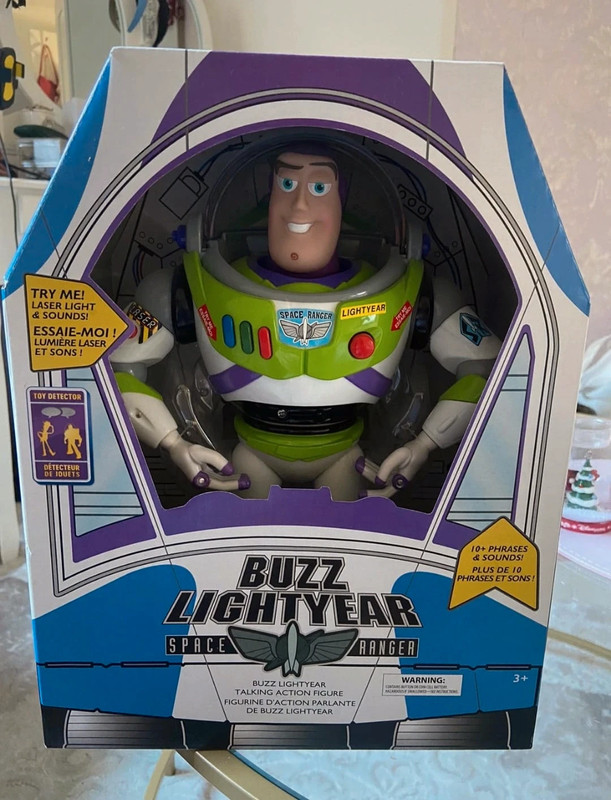 Toy Story Buzz L'Éclair Figurine D'Action Parlante.