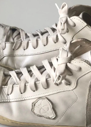 Sneaker alte in pelle bianca, état: Bon état, taille: 40, 3,00 €, 3,85 € Protection acheteurs incluse