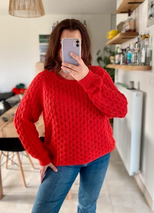 Pull H&M rouge , brand: H&M, condition: Very good, size: M / 38 / 10, €10.00, €11.20 includes Buyer Protection