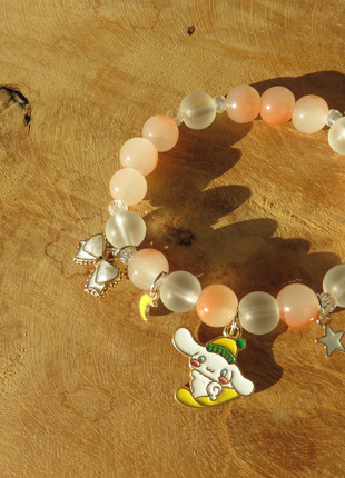 bracelet en perle de cristal Sanrio Cinnamoroll, marque: Sanrio, état: Très bon état, 3,50 €, 4,38 € Protection acheteurs incluse
