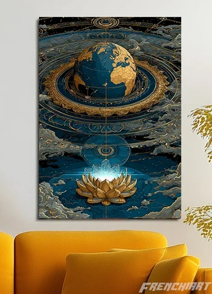 Poster métallique 30cm x 42cm Zen Astral Lotus + aimant mural fourni., marque: Astral, état: Neuf sans étiquette, 28,50 €, 30,63 € Protection acheteurs (Pro) incluse