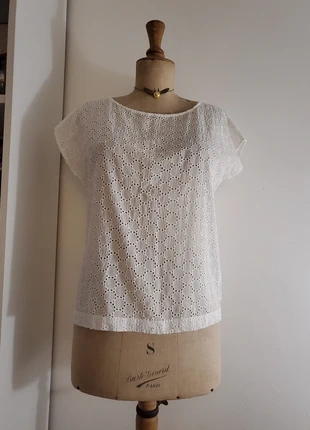 Tshirt dentelle (M) Monoprix, brand: Monoprix, condition: Very good, size: M / 38 / 10, €5.00, €5.95 includes Buyer Protection