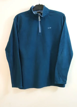 Polaire 1/4 zip Champion brodé bleu taille S, merk: Champion, staat: Heel goed, maat: S, € 17,00, € 18,55 inclusief Kopersbescherming