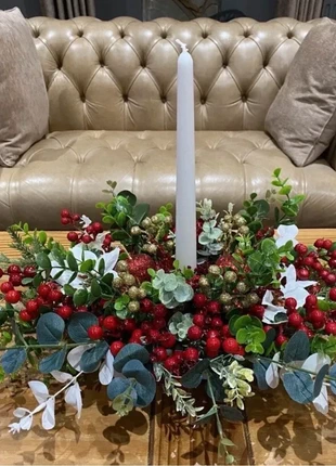 Christmas Centrepiece Table Decoration Red Traditional 16 inches Handmade NWT, brand: Little Rosie Apple, condition: New with tags, £28.99, £31.14 includes Buyer Protection