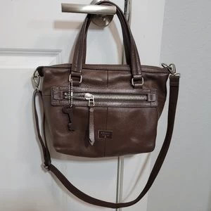 Fossil Brown Pennie Leather Crossbody Bag, Best Price and Reviews