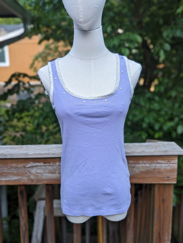 Purple "pretty as a pistol" wrangler tank top 1