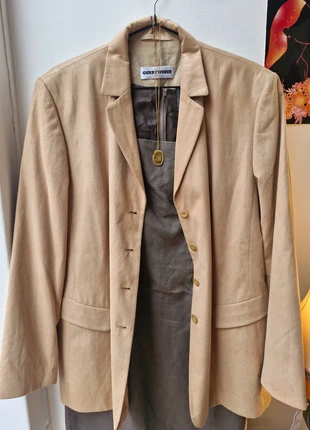 Blazer en similicuir doré 🌙, brand: Vintage Dressing, condition: Very good, size: L / 40 / 12, €16.00, €17.50 includes Buyer Protection