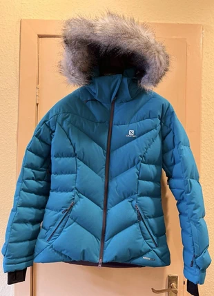 Salomon Ice Town Women’s Ski Jacket In Turquoise Size Small Advanced Skin Dry, brand: Salomon, condition: New without tags, £99.25, £104.91 includes Buyer Protection