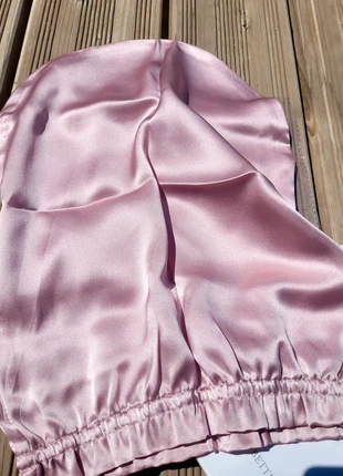 Bonnet de nuit idéal cheveux longs - 100% soie de mûrier - Rose pâle - accessoire luxe, brand: SOIE, condition: Very good, €19.90, €21.60 includes Buyer Protection