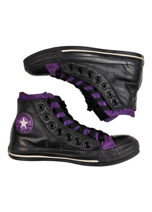 Converse All Star Chuck Taylor cuir noir taille 37. 5 violet, marque: Converse, état: Très bon état, taille: 37.5, 25,00 €, 26,95 € Protection acheteurs incluse
