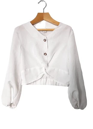 River Island Girl White Cropped Cardigan Size Age 7yrs, brand: River Island, condition: Good, size: 7 years / 122 cm, £2.99, £3.53 includes Buyer Protection