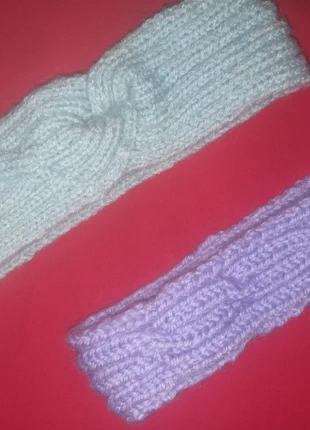 2 fasce per capelli in lana nuove /2 lot serre-tête en laine nouveaux, marque: Handmade, état: Neuf sans étiquette, taille: Taille unique, 6,00 €, 7,00 € Protection acheteurs incluse