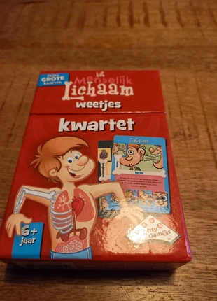 Kwartet menselijk lichaam, merk: Identity Games, staat: Goed, maat: 6 jaar / 116 cm, € 2,00, € 2,80 inclusief Kopersbescherming