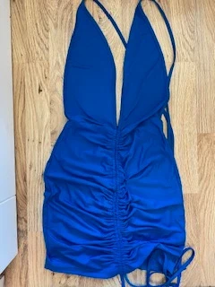 Blue Halterneck Dress, brand: Shein, condition: New without tags, size: S / 36 / 8, €4.00, €4.90 includes Buyer Protection
