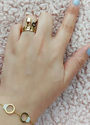 Bague cadenas & clé , staat: Nieuw zonder prijskaartje, maat: Aanpasbaar, € 11,99, € 13,29 inclusief Kopersbescherming