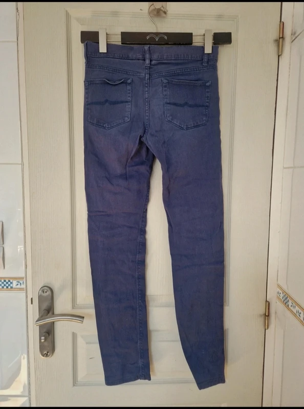 Jean skinny bleu marine homme asos taille w28 donc M/38 - photo numéro 5