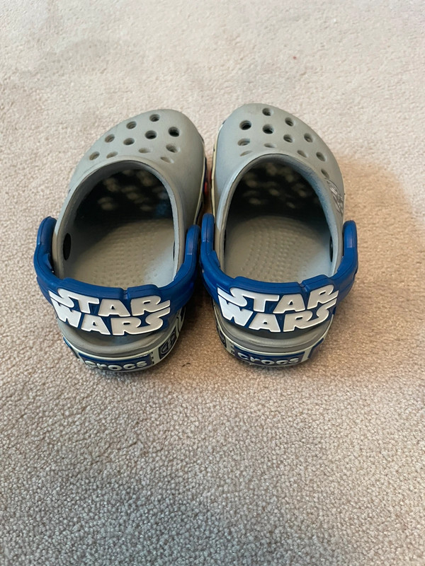 Star Wars Crocs Gr. 19-22 (C4-5) neuwertig Yoda 2