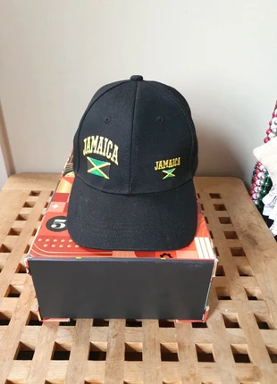 Major Wear Black Cap featuring Jamaica Flag - one size, velcro fastener, VGC🇯🇲, brand: Major Wear, condition: Very good, size: One size, £12.50, £13.83 includes Buyer Protection