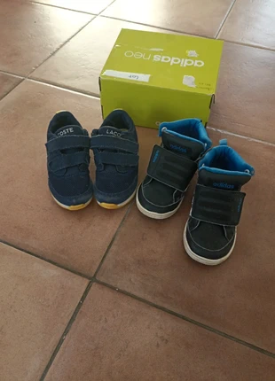 Lot 2 paires de baskets adidas/lacoste 22, brand: adidas, condition: Very good, size: 22, €4.50, €5.43 includes Buyer Protection