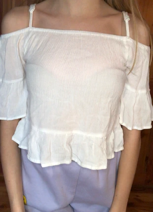 Crop top épaules dénudé , brand: Vintage, condition: Very good, size: 10 years / 140 cm, €8.00, €9.10 includes Buyer Protection