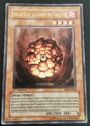 Yu-Gi-Oh! - Âme de Gaïa, le Combustible Collectif - RDS-FR028 - 1ère Édition - Ultimate Rare, brand: Konami, condition: Good, €9.99, €11.19 includes Buyer Protection