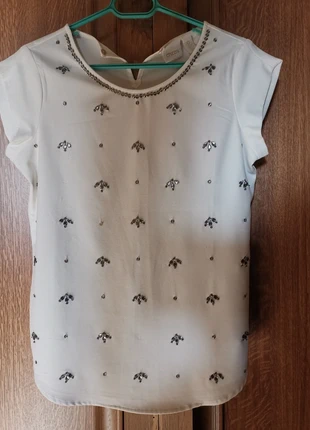 Haut à paillettes et broderie pierres, marke: Chico's, zustand: Neu, mit Etikett, größe: M / 38 / 10, 3,00 €, 3,85 € inklusive Vinted-Käuferschutz