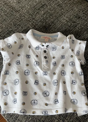 Polo blanc , brand: Du Pareil au Même, condition: Very good, size: 6-9 months / 68 cm, €1.00, €1.75 includes Buyer Protection