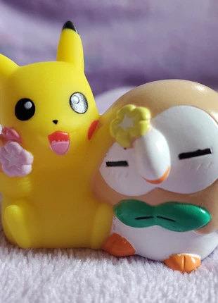 Pokémon - Petite figurine PIkachu & Brindibou/Rowlet, brand: Pokémon, condition: Very good, size: One size, €4.00, €4.90 includes Buyer Protection