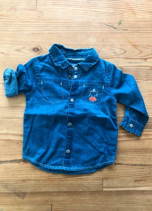 Chemise en jeans, brand: Compagnie des Aventures, condition: New without tags, size: 6-9 months / 68 cm, €3.00, €3.85 includes Buyer Protection