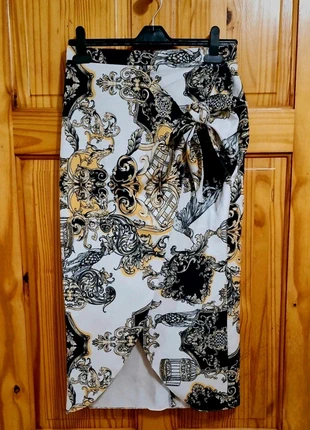 Wrap effect Pencil skirt, brand: River Island, condition: Very good, size: M / 38 / 10, €7.00, €8.05 includes Buyer Protection