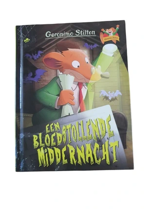 Geronimo Stilton - Een bloedstollende middernacht, estado: Muito bom, €4.00, €4.90 inclui Proteção do Comprador