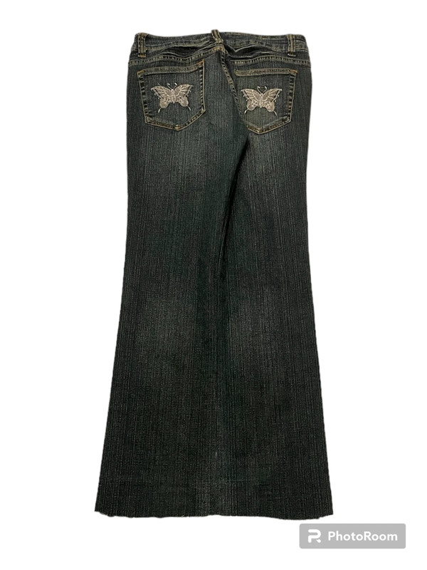 spodnie jeansowe jeansy jeans y2k opium archive affliction damskie