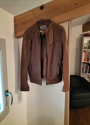 Veste café racer chyston, merk: Chyston, staat: Heel goed, maat: M, € 24,00, € 25,90 inclusief Kopersbescherming