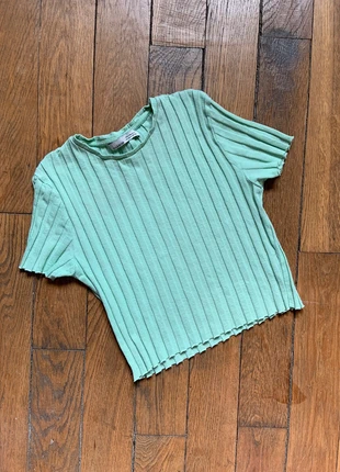 Haut t-shirt vert menthe pull & bear taille s 36, brand: Pull & Bear, condition: Very good, size: S / 36 / 8, €3.00, €3.85 includes Buyer Protection