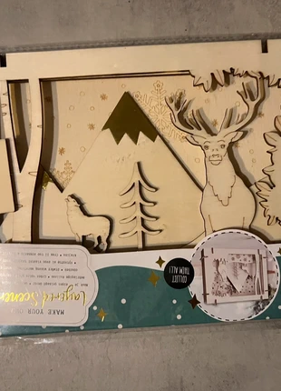 DécoTime Layered Scenery aus Holz Bastelset (Action), marque: DécoTime, état: Neuf sans étiquette, taille: Taille unique, 2,00 €, 2,80 € Protection acheteurs incluse