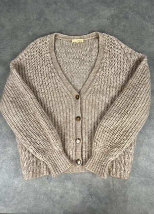 Gilet Achille Sézane / Beige en Mohair et Laine / Taille XL, marque: Sézane, état: Très bon état, taille: XL / 42 / 14, 85,00 €, 89,95 € Protection acheteurs incluse