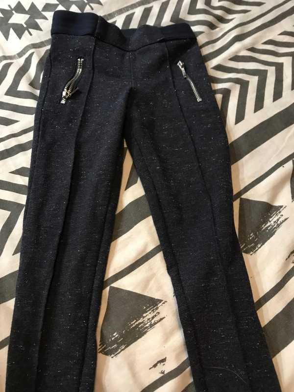 Legging jegging okaïdi 3 ans tissus pailleté 1