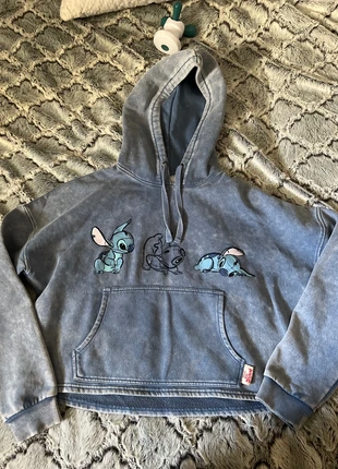 felpa corta di disney con stampa di stitch, marque: Disney, état: Neuf sans étiquette, taille: XS / 34 / 6, 15,00 €, 16,45 € Protection acheteurs incluse