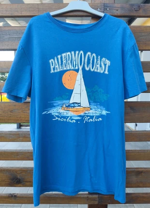 T-shirt Kiabi Bleu, marca: Kiabi, estado: Muito bom, tamanho: S, €2.99, €3.84 inclui Proteção do Comprador