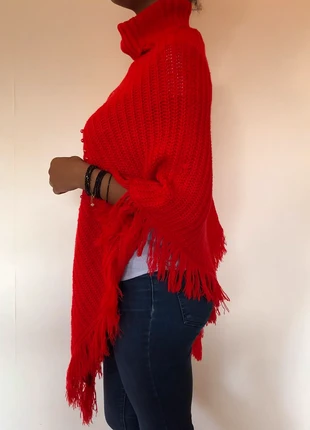 Poncho avec détail perles, marke: jky, zustand: Neu, größe: Einheitsgröße, 10,00 €, 11,20 € inklusive Vinted-Käuferschutz