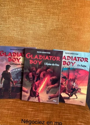 Gladiator Boy tome 3, 4 et 6, zustand: Sehr gut, 6,40 €, 7,42 € inklusive Vinted-Käuferschutz