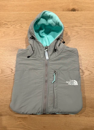 Veste polaire The North Face bicolore mint/taupe – Capuche douillette, taille L, pastel & outdoor, marca: The North Face, estado: Bom, tamanho: L, €30.00, €32.20 inclui Proteção do Comprador