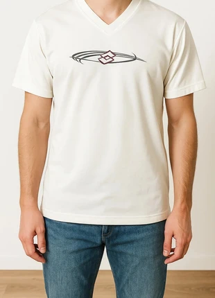 Lotto T-shirt vintage Homme col v blanc, Taille XL - excellent etat, marca: Lotto, estado: Muito bom, tamanho: XL, €25.00, €26.95 inclui Proteção do Comprador